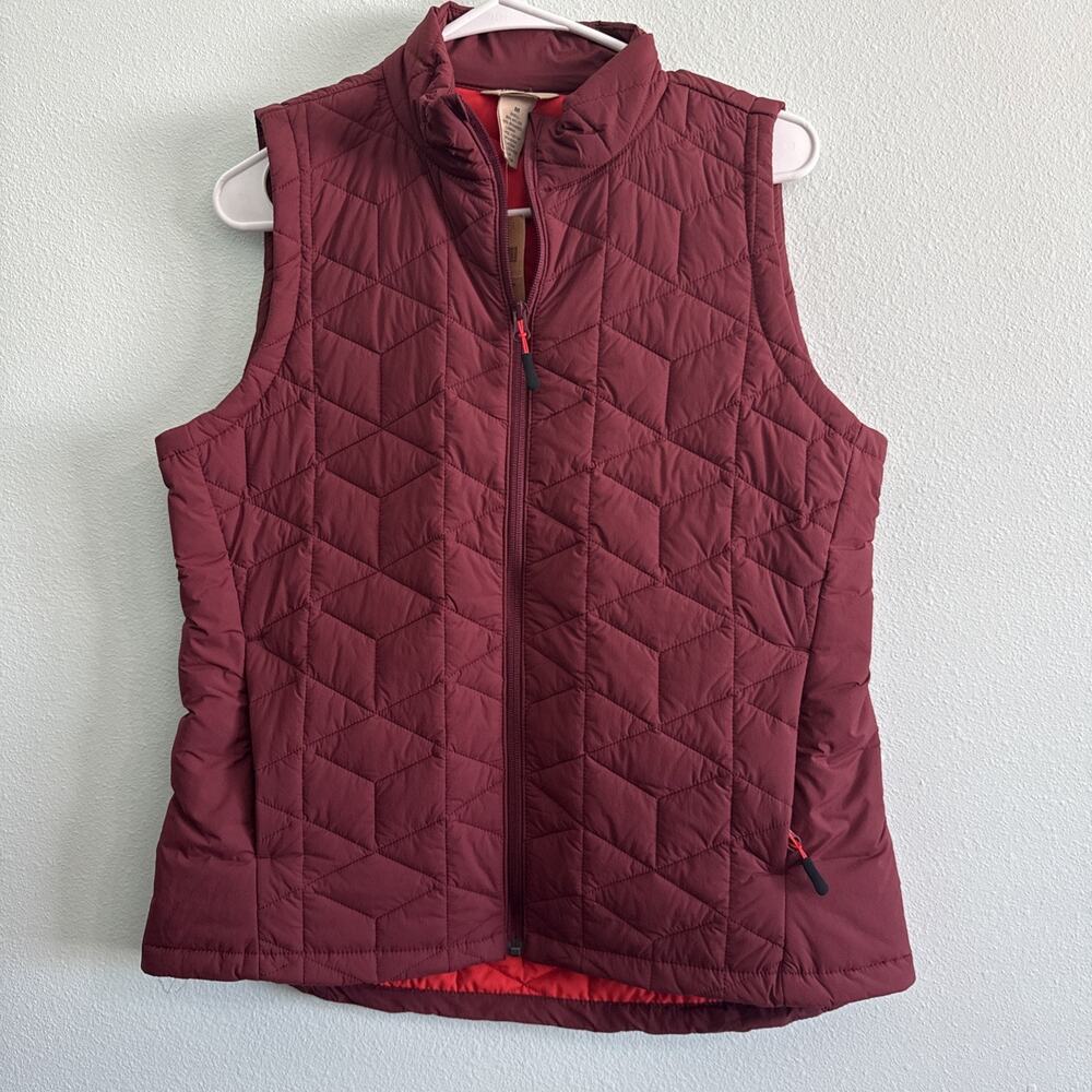 Duluth Trading Vest Agiloft Quilted Puffer Zip Pockets‎ Insulated Womens Med NWT